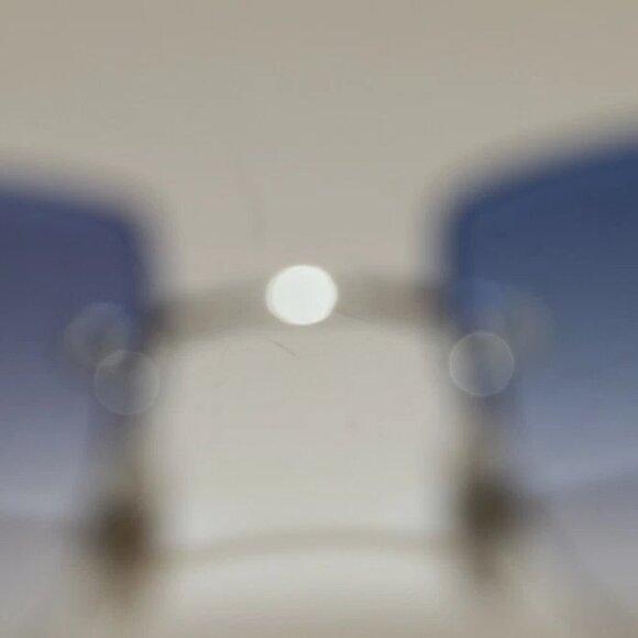 Cartier Glasses Diamond-Cut CT00920 002 Silver Frames / Sky Blue Glass Men’s - Picture 2 of 11